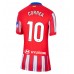 Atletico Madrid Angel Correa #10 Dámské Domácí Dres 2024-25 Krátkým Rukávem